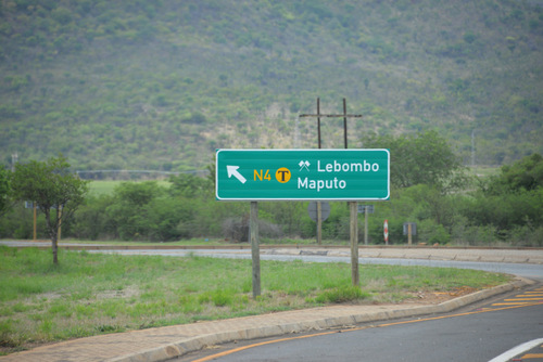 Lebombo Border Station Border Station sign.