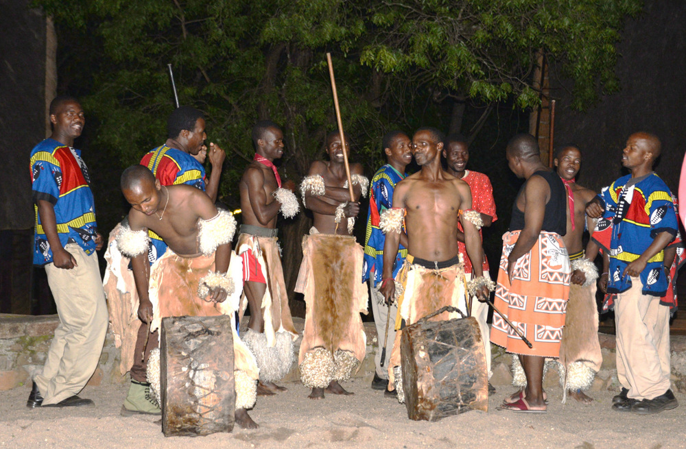 Local Bantu Tribesmen & Women demonstrate Dance and Song.