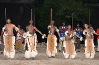 Bantu Swazi's Demonstrate Traditional Dance, Swaziland