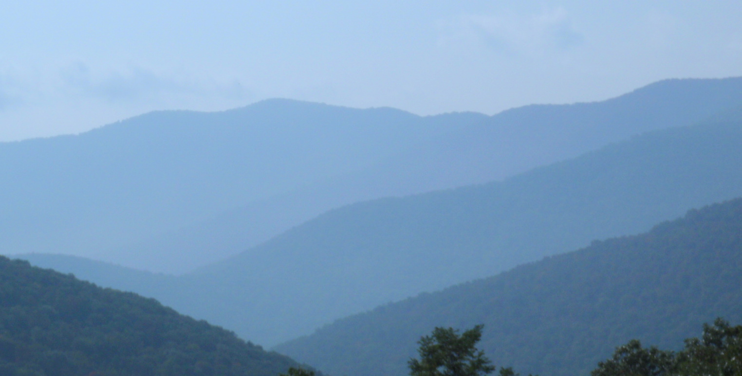 Blue Ridge Mountains.