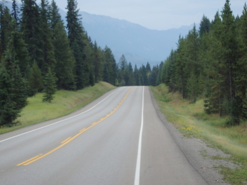 GDMBR: Southbound on BC Hwy 43, Canada.