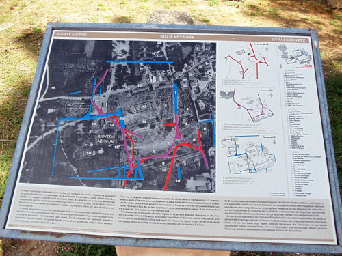 Ancient Corinth Grounds Layout Photo.
