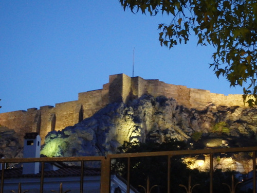 Pláka Athens at Night.