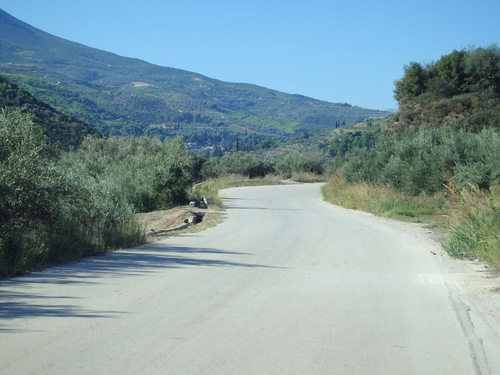 Greek countryside.
