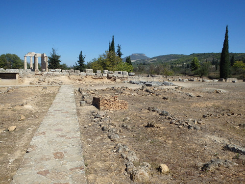 The Temple of Zeus, Nemea, Greece.