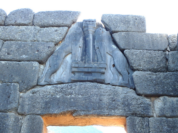 Lion Gate of Mycenae.