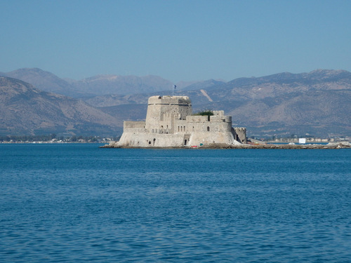 The Island fortress of Bourtzi.