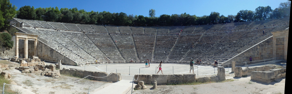 The Famous Amphitheater of Epidaurus.