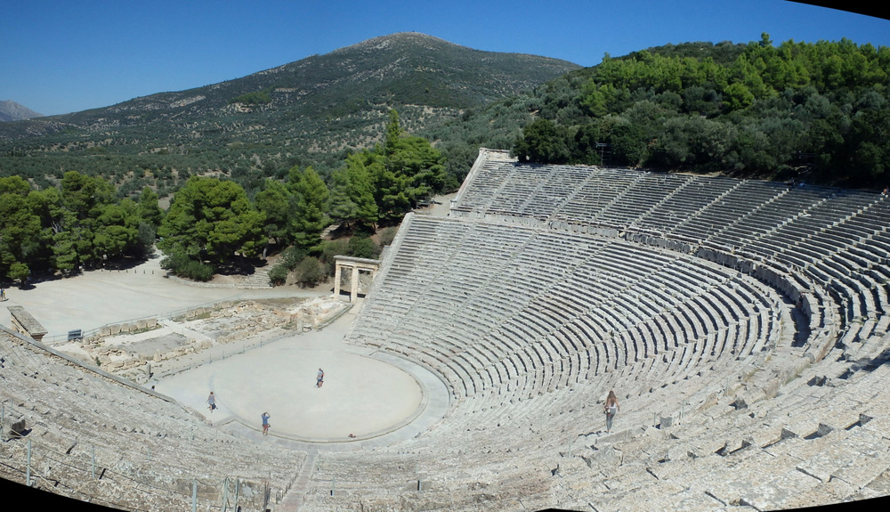 The Famous Amphitheater of Epidaurus.
