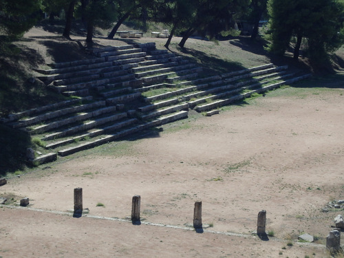 Epidaurus, Stadium viewing.