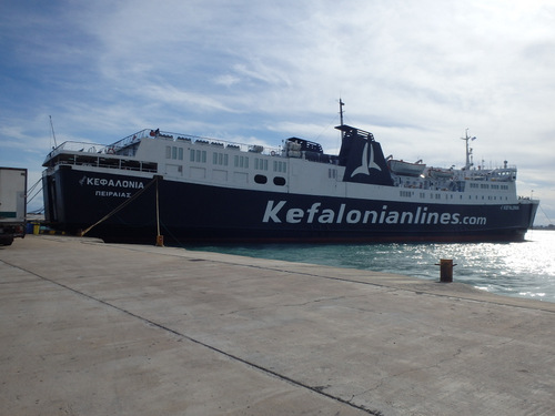Another view of our Ferry Ship, the Peiraias.