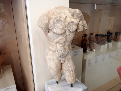 Museum about Olympia, Greece.