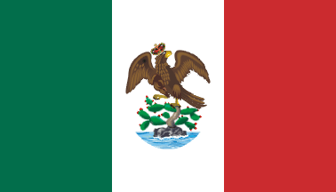 Mexico's First National Flag