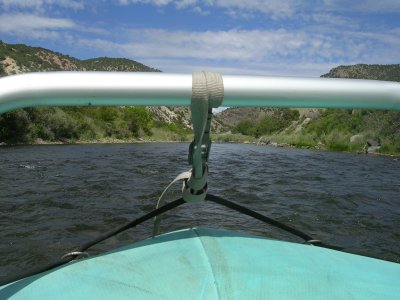 Downstream raft view.