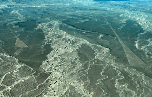 Nazca Lines Peru: Trapezoids.