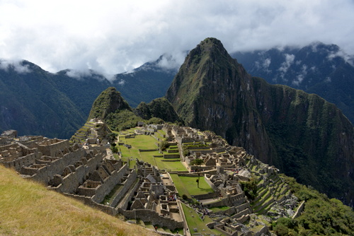 Machu Picchu Inca Ruins (Huayna Picchu in the background), Peru; 27 Sept 2016.