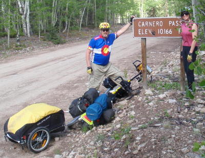 Dennis & Terry at Carnero Pass, 10,166 Feet