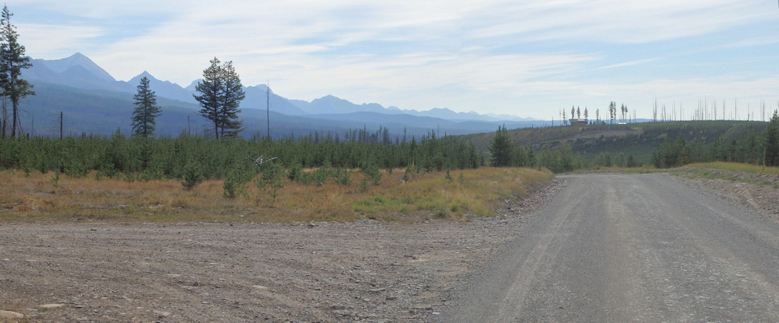 Looking southward down the Flathead River Valley on the GDMBR.