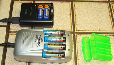 Battery Cases and Charger