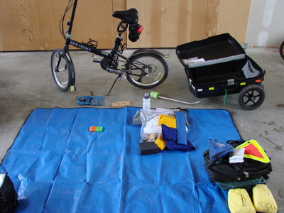 Ground Cloth for Bicycle Build-Up/Break-Down