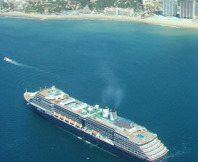 Cruise Ship at Puerto Vallarta.