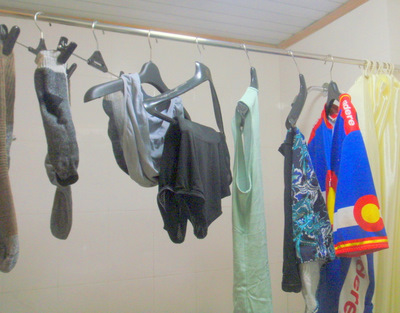 Wet Laundry/Clothes Hanging to Dry