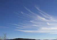 From namesofclouds.com: Cirrus Stratus Clouds, Rain Front Coming.