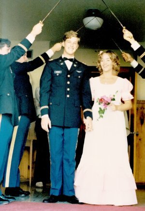 Military Crossed Saber Wedding, 19 May 1974