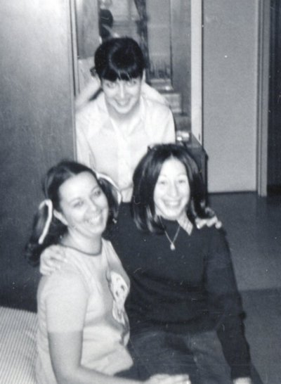 Terry's Room Mates / Friends: Marilyn Hildenbrand (Top), Marsha Fountain (Left), Susi Campbell (Right)