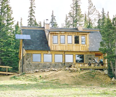 Alpine Hut available for public use, by reservation.