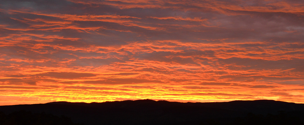 Sunset in Swaziland.