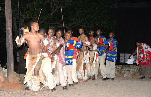 Swazi Dance and Song Performance.