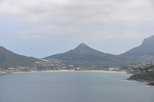 Looking across False Bay.