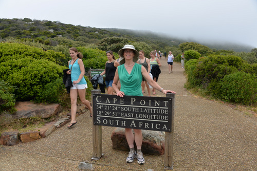 Terry at the Cape Lighthouse.