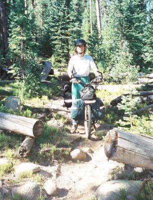 Way back on an Arapaho National Forest trail, Colorado.