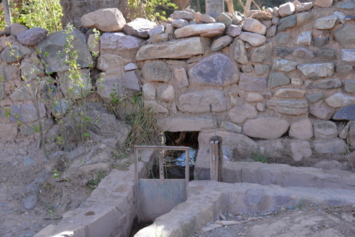 Irrigation, just like in the countryside.