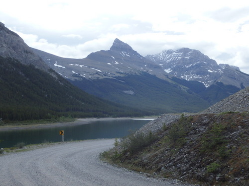 GDMBR: Shark Mountain and Spray Lake.