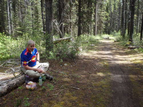 GDMBR: Dennis at Lunch.