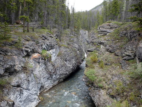 GDMBR: The Slot Canyon of Turbulent Creek.