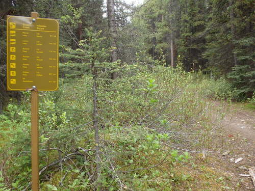 GDMBR:  The sign stated Bryant Creek (in French and English).