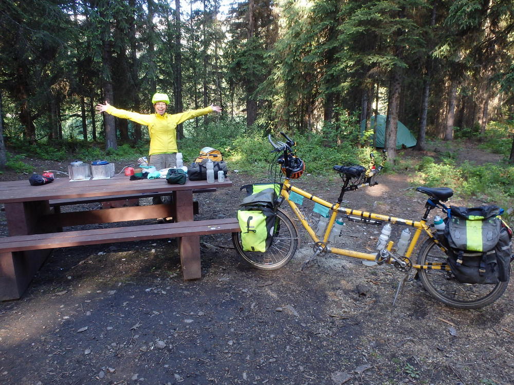 GDMBR: This was our campsite along with Terry Struck and the Bee.