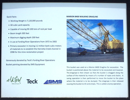 GDMBR: Dragline Bucket Information.