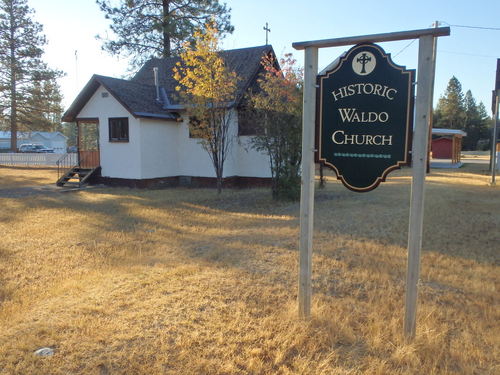 GDMBR: Historic Waldo Church.