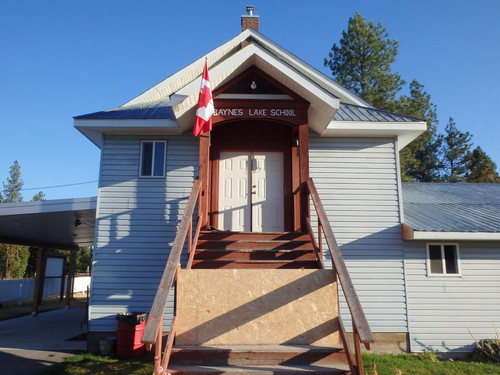 GDMBR: Baynes Lake School.