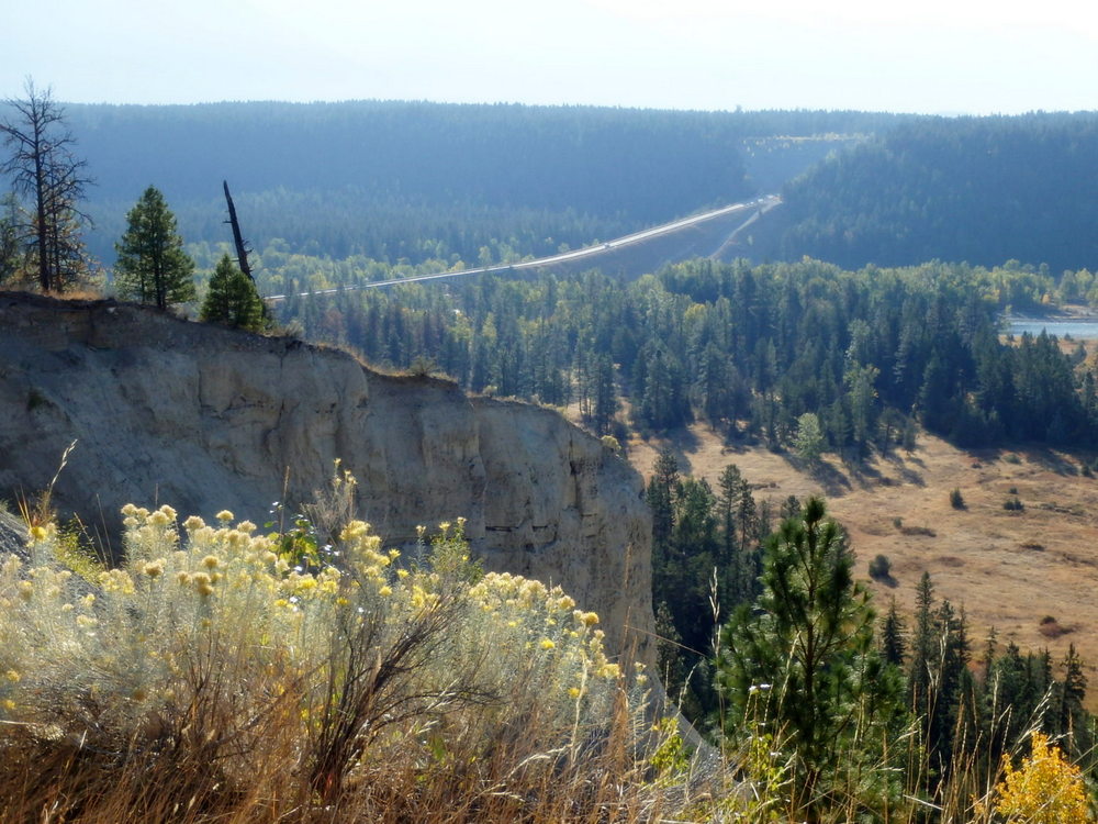 GDMBR: The road ahead, BC Hwy-93 and the only way to cross the Elk River.