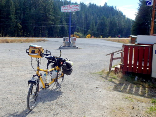 GDMBR: We reached Grasmere, which has one Gas Station - General Store.