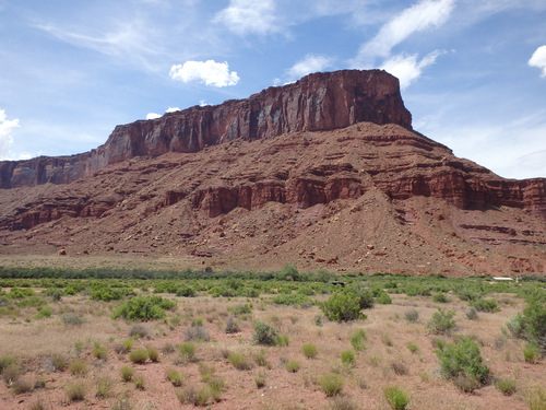 A butte.