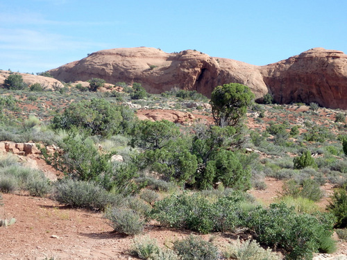 Sandstone Fingers, Arches NP, UT, by Tandem Bicycle.