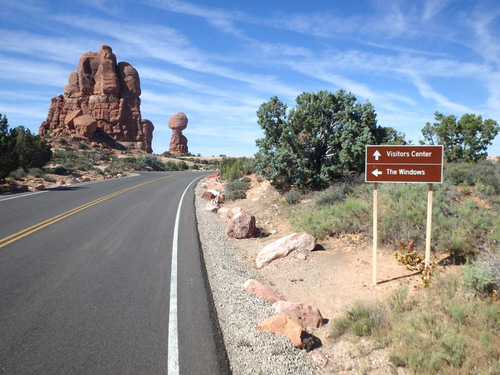 We returned on our route to make the run to The Windows.