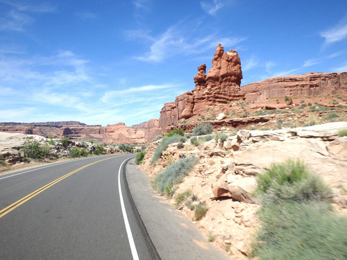 Arches NP, UT, by Tandem Bicycle.